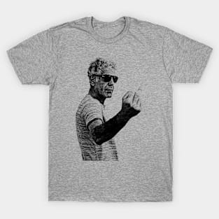 Anthony Bourdain Top Selling Middle Finger T-Shirt